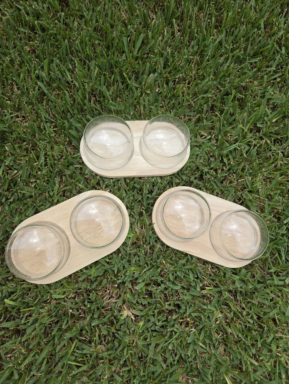 Set Of 3 Target Cloche Trays Food Safe
